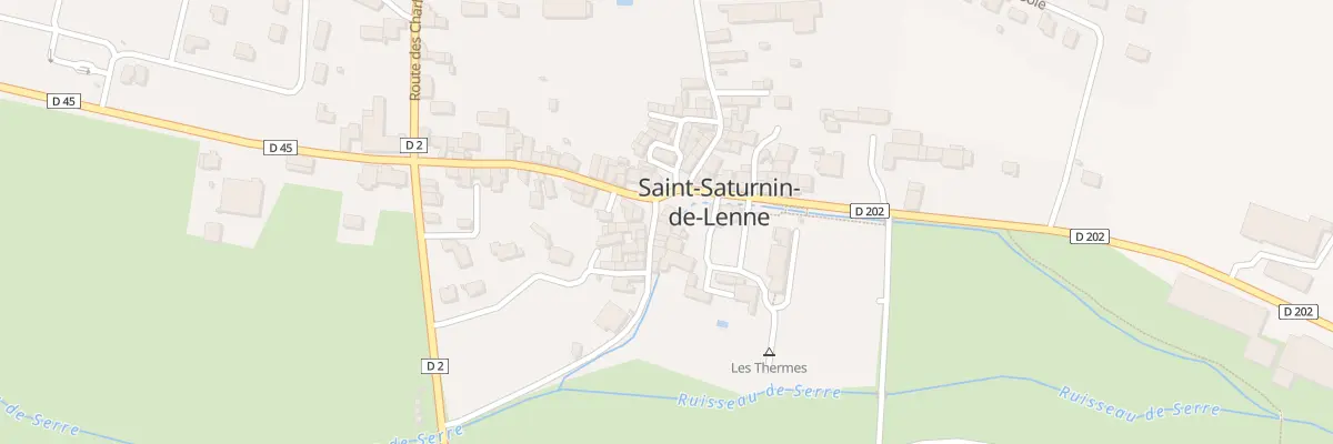 Plan du 5005 Saint Saturnin de Lenne à Saint-Saturnin-de-Lenne