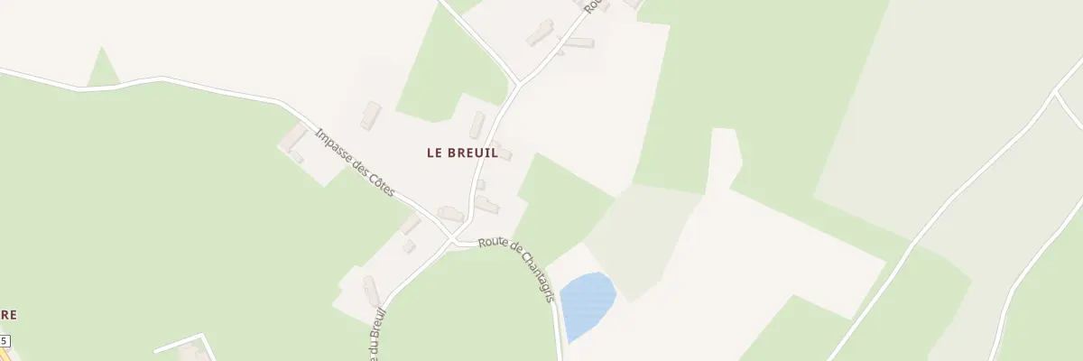 Plan du 6 Rte du Breuil à Chouvigny