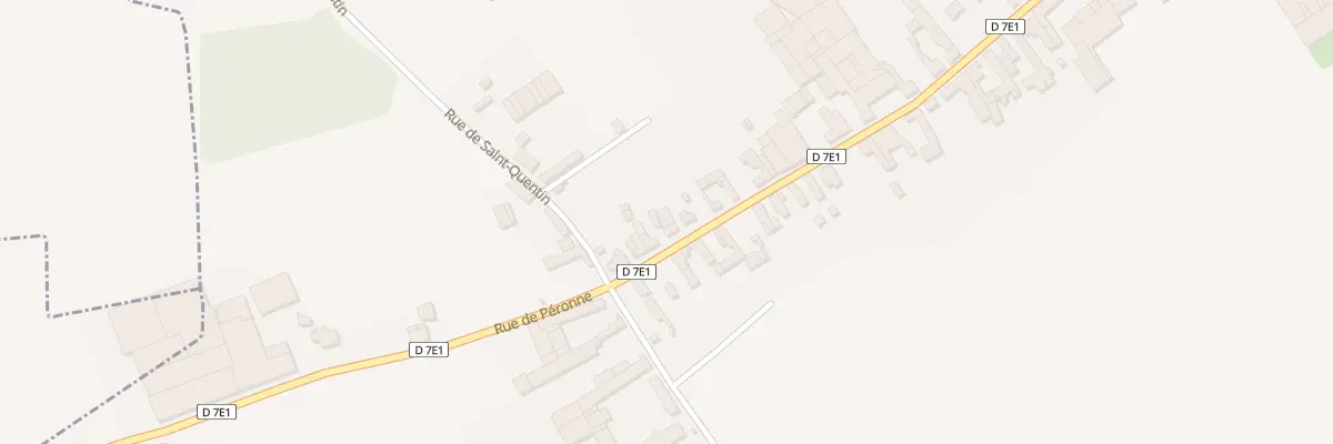 Plan du 60 Rue de Péronne à Neuville-Bourjonval