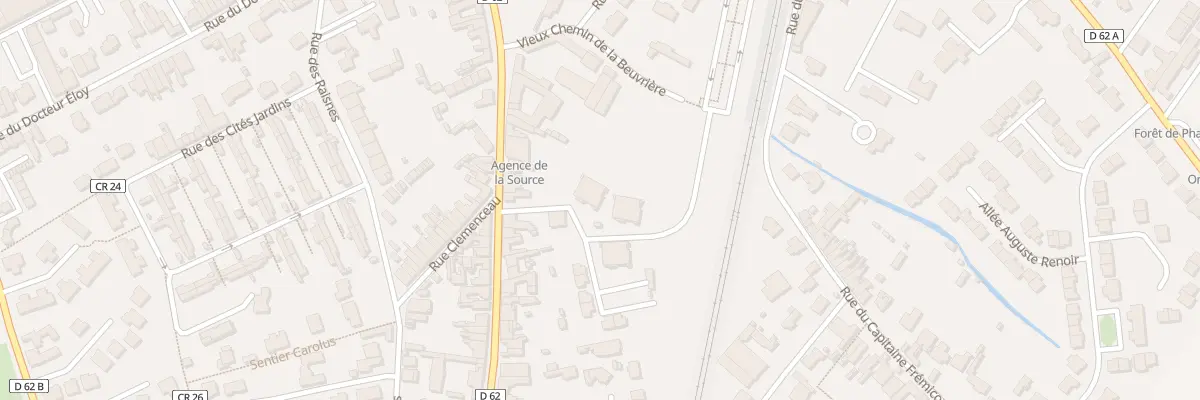 Plan du 25B Rue du Gen de Gaulle à Phalempin