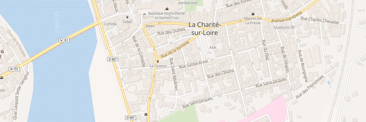 Plan du 8 Rue du Pavillon à La Charité-sur-Loire