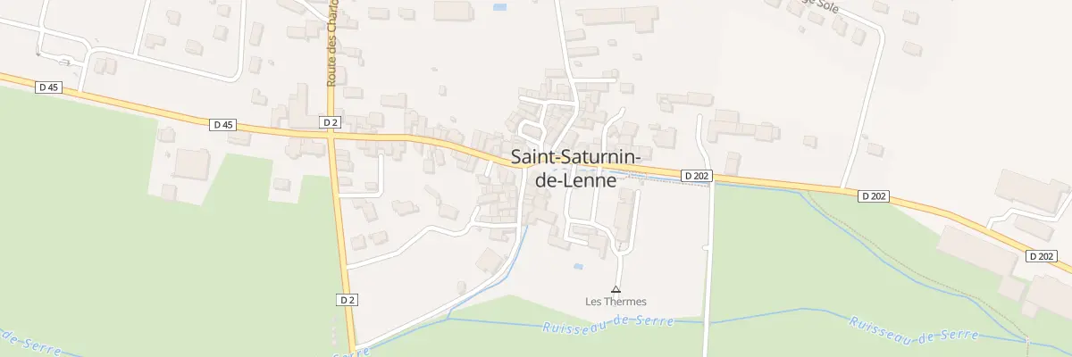 Plan du 5006 Saint Saturnin de Lenne à Saint-Saturnin-de-Lenne