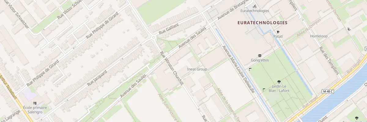 Plan du 31 Rue Winston Churchill Lomme à Lille