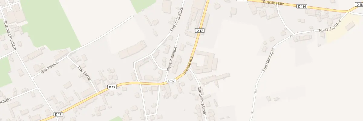 Plan du 6 Grande Rue à Esmery-Hallon
