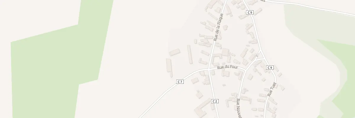 Plan du 2 Rue de Manancourt à Équancourt