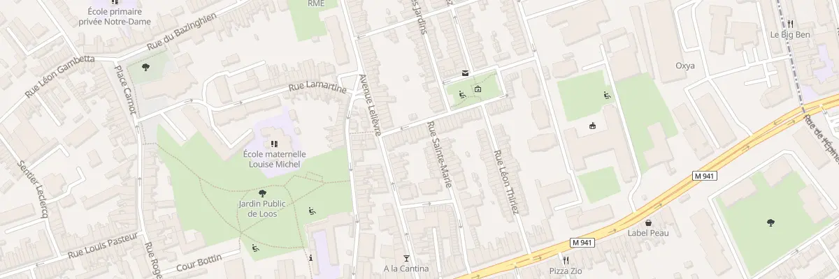 Plan du 16 Rue Neuve à Loos
