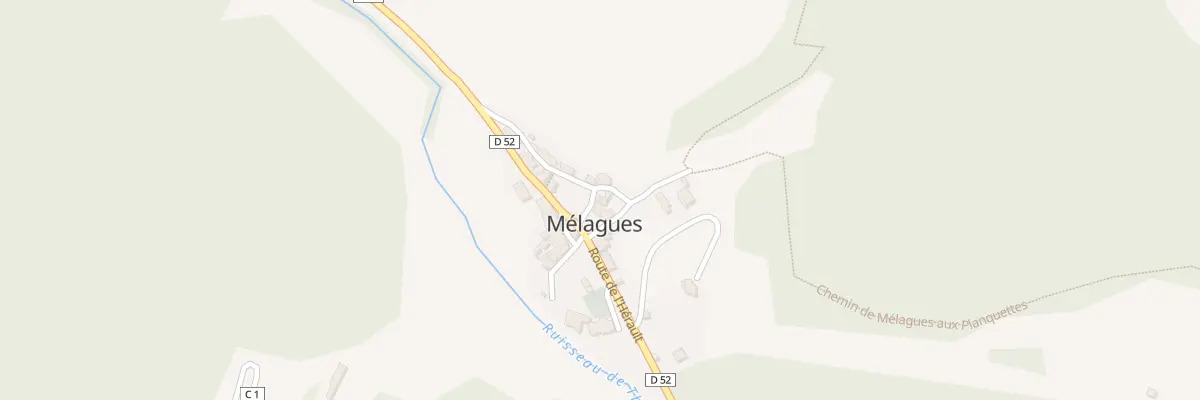 Plan du 5005 Melagues à Mélagues