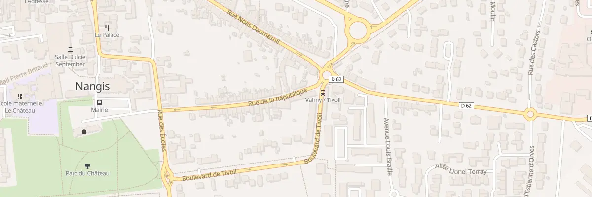 Plan du 46 Rue de la République à Nangis