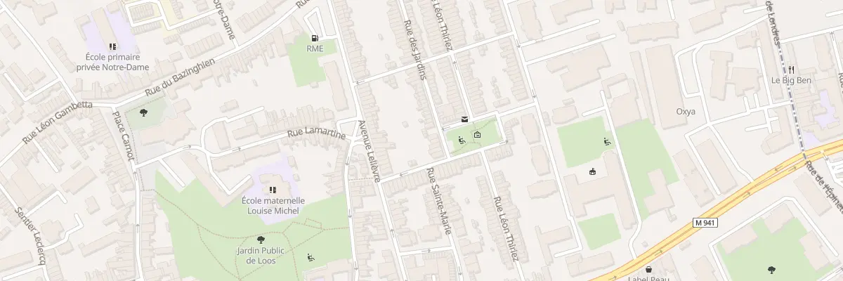 Plan du 9 Sq Pierre Billon à Loos