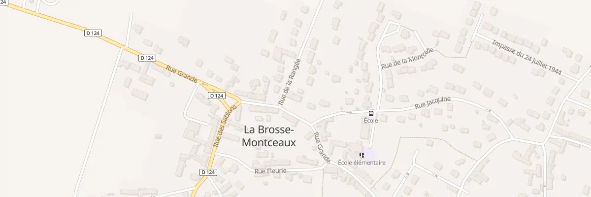 Plan du 21B Rue Grande à La Brosse-Montceaux