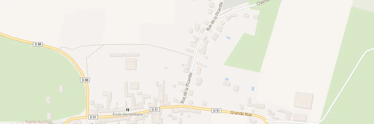 Plan du 8 Rue de Picardie à Ivors
