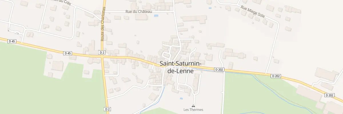 Plan du 5133 Saint Saturnin de Lenne à Saint-Saturnin-de-Lenne