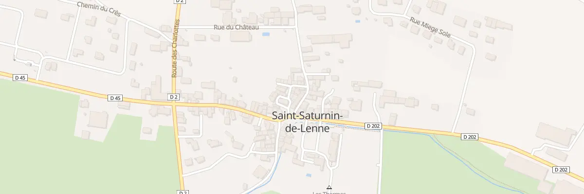 Plan du 5134 Saint Saturnin de Lenne à Saint-Saturnin-de-Lenne