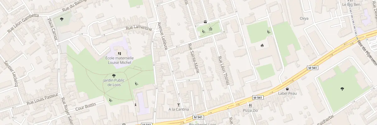 Plan du 8 Rue Sainte-Marie à Loos