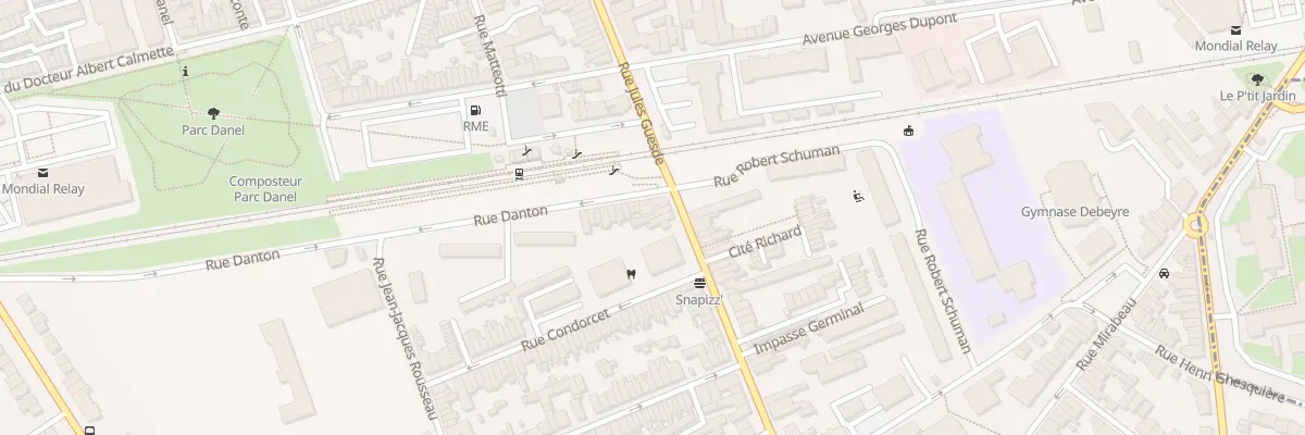 Plan du 4 Rue du Général Leclerc à Loos
