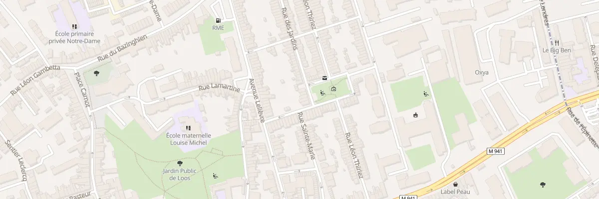 Plan du 5 Sq Pierre Billon à Loos
