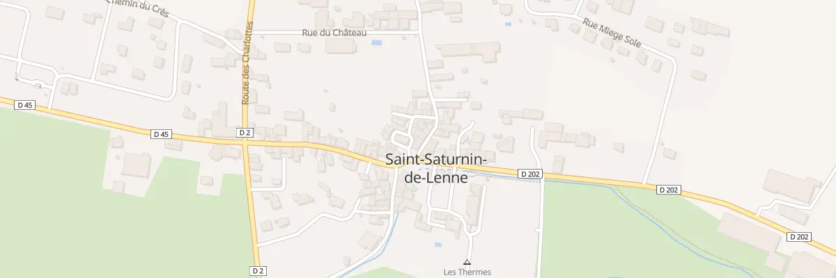 Plan du 5449 Saint Saturnin de Lenne à Saint-Saturnin-de-Lenne