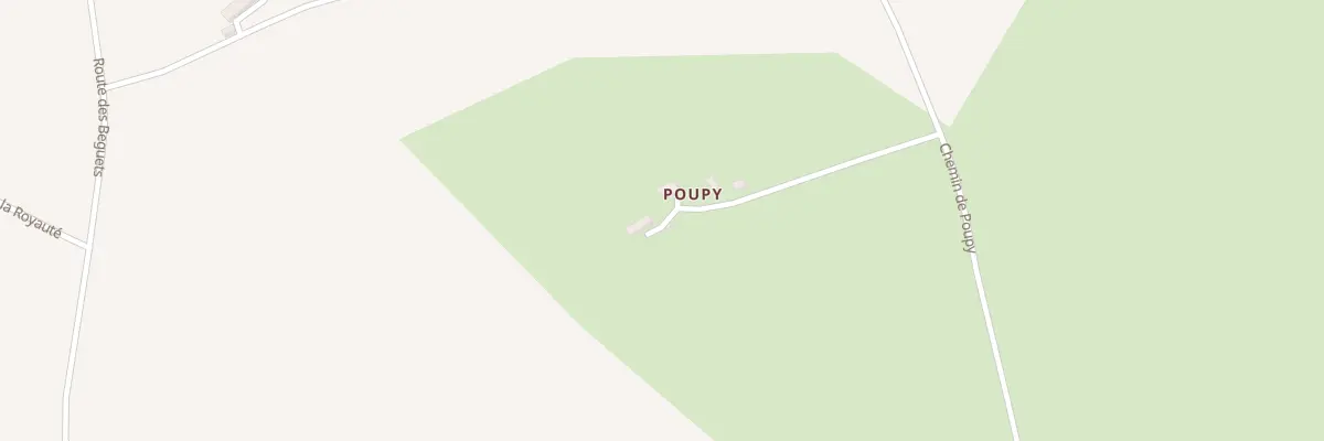 Plan du 5162 Poupy à Pouzy-Mésangy