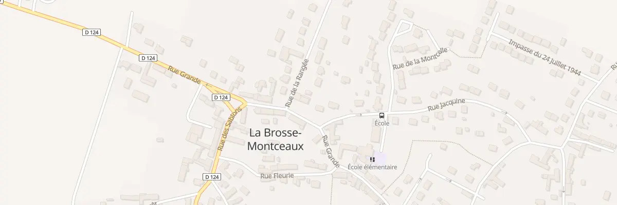 Plan du 21B Rue Grande à La Brosse-Montceaux