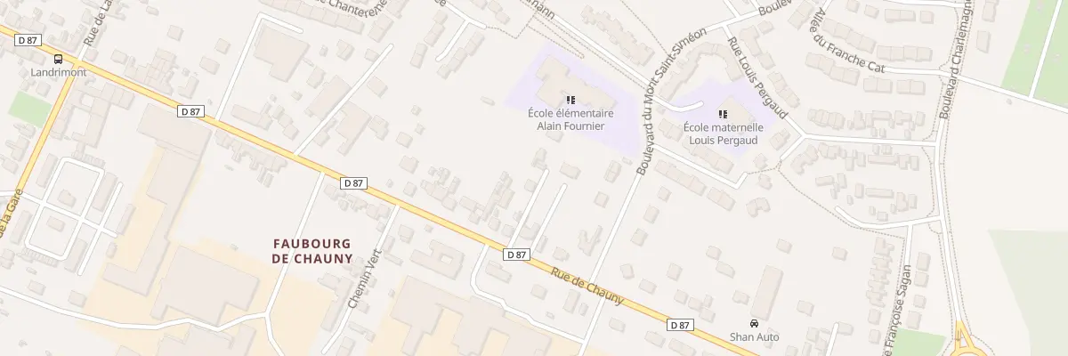 Plan du 507 Rue de Chauny à Noyon