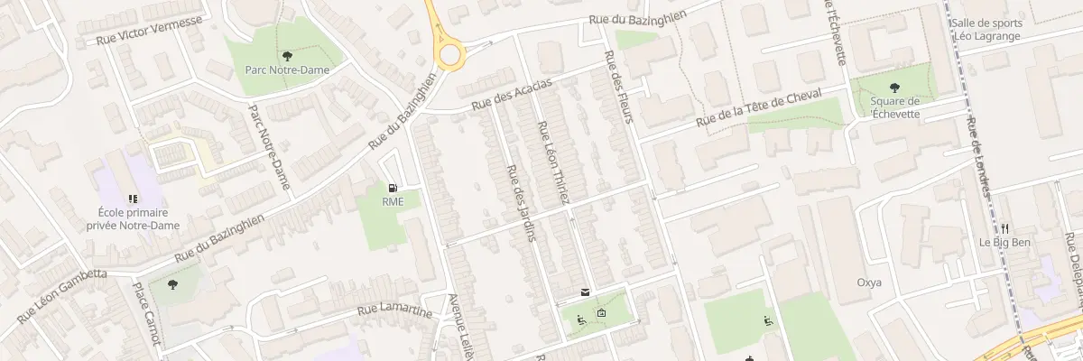Plan du 83 Rue Léon Thiriez à Loos