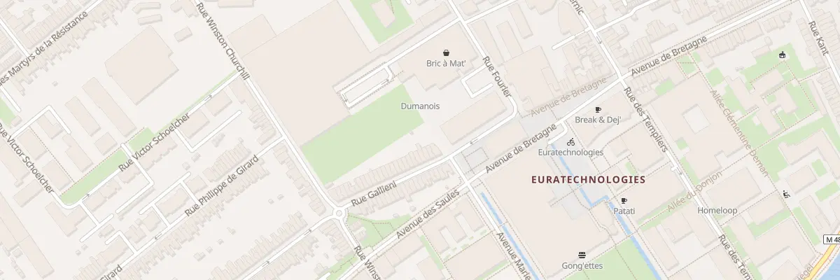 Plan du 43 Rue Galliéni à Lille