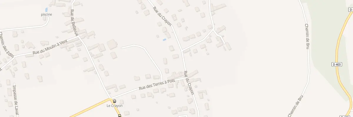 Plan du 19 Rue du Crayon à Salins