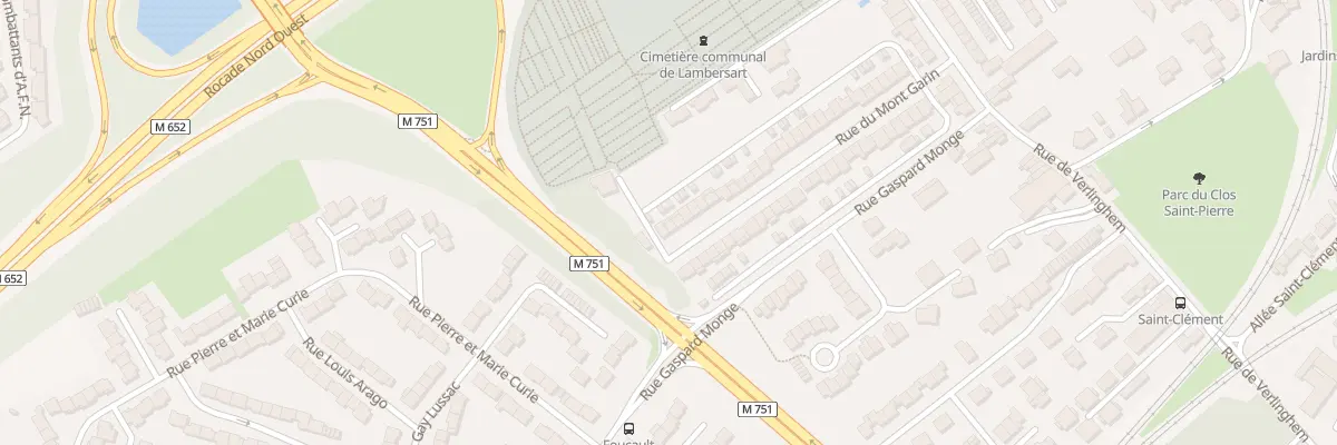 Plan du 56 Rue du Mont Garin à Lambersart