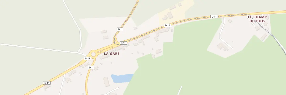Plan du 16 La Gare à Saint-Hilaire