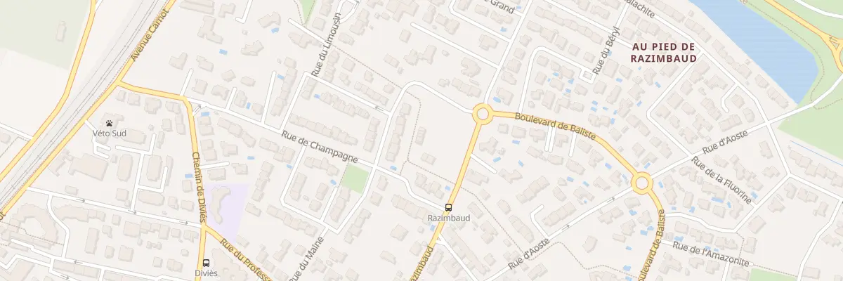 Plan du 21 Av de Razimbaud à Narbonne