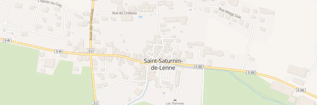 Plan du 5139 Saint Saturnin de Lenne à Saint-Saturnin-de-Lenne