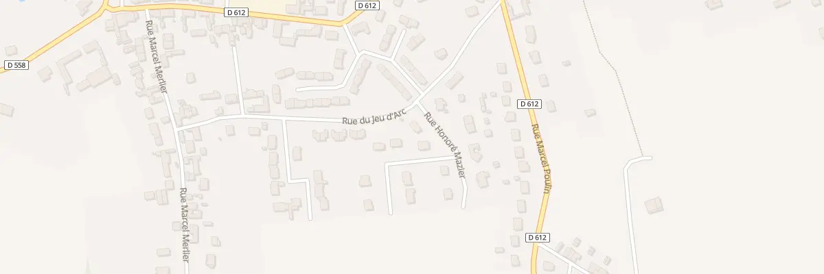 Plan du 2 Rue Honoré Mazier à Crisolles