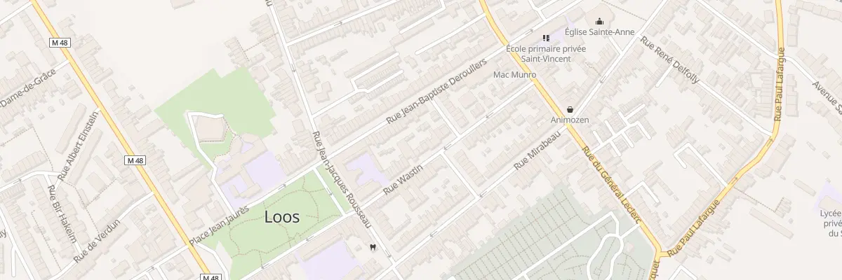 Plan du 18 Rue Wastin à Loos