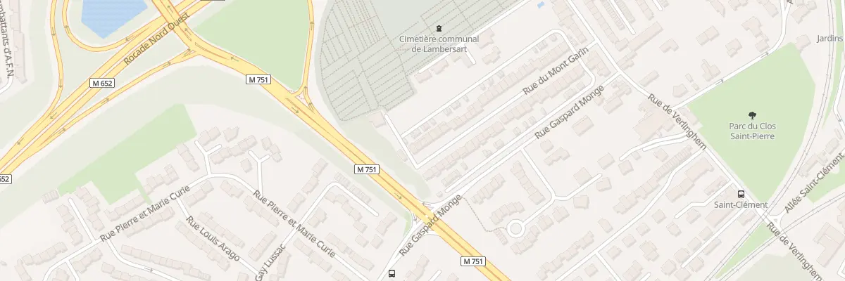Plan du 54 Rue du Mont Garin à Lambersart
