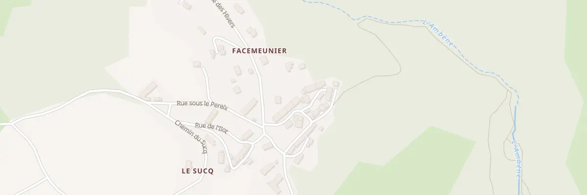 Plan du 5170 Facemeunier à Charbonnières-les-Varennes