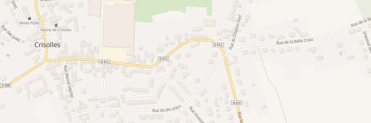 Plan du 7 Sq Albert Martin à Crisolles