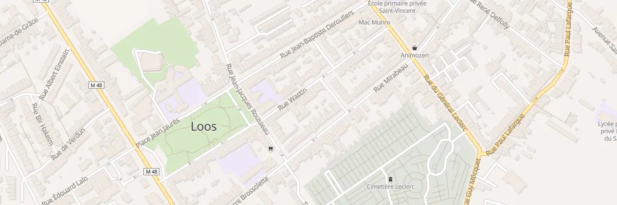 Plan du 43 Rue Wastin à Loos