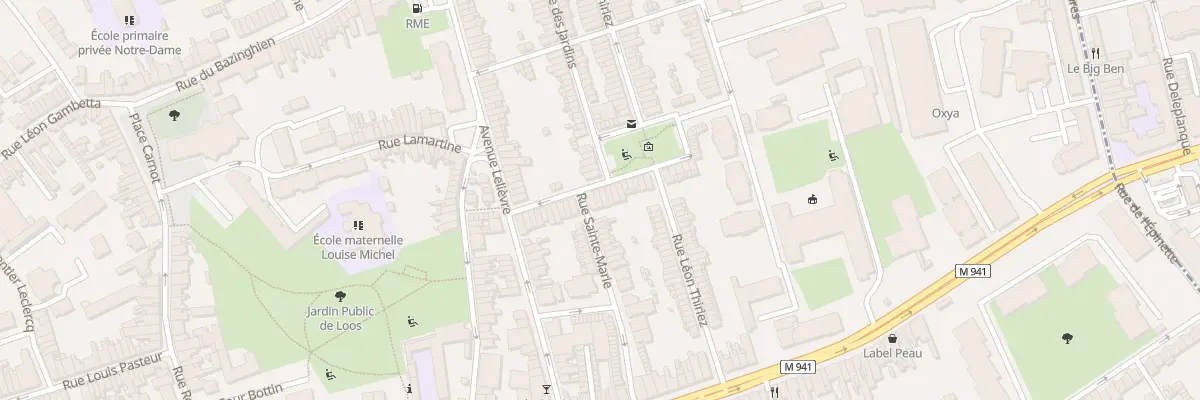 Plan du 24 Rue Neuve à Loos