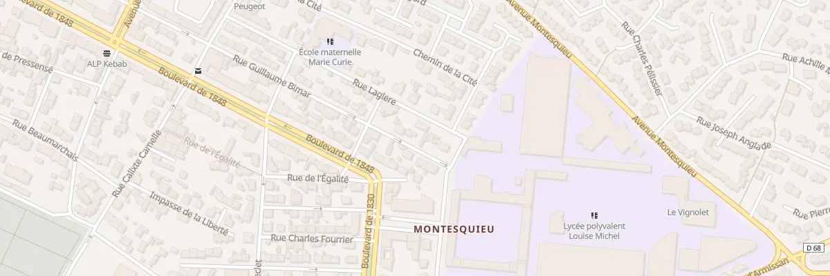 Plan du 33 Rue Guillaume Bimar à Narbonne