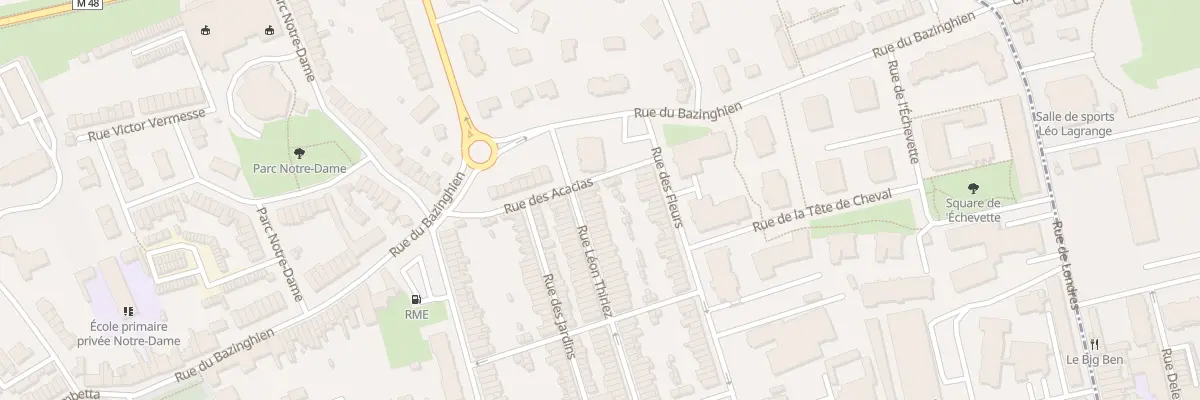 Plan du 112 Rue Léon Thiriez à Loos
