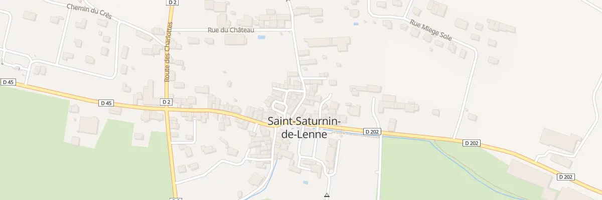 Plan du 5138 Saint Saturnin de Lenne à Saint-Saturnin-de-Lenne
