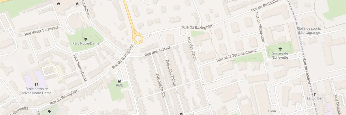 Plan du 106 Rue Léon Thiriez à Loos