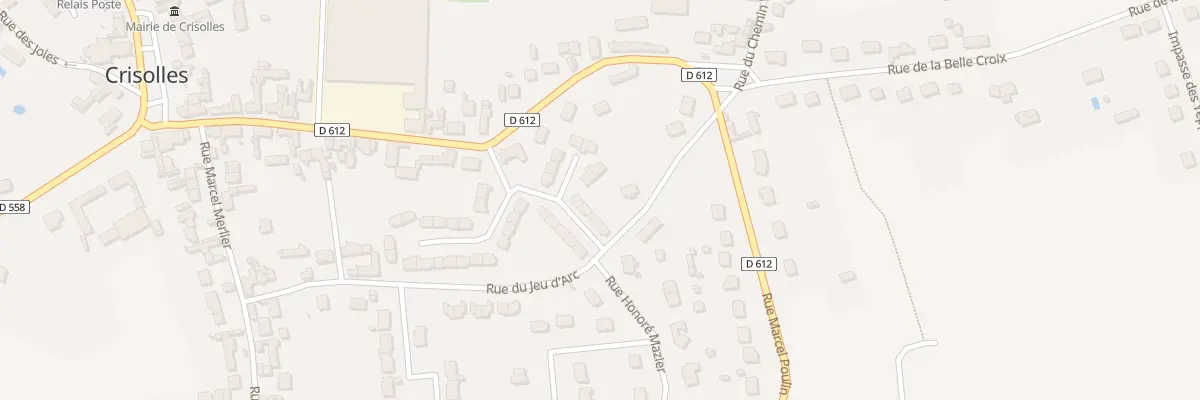 Plan du 3 Sq Albert Martin à Crisolles