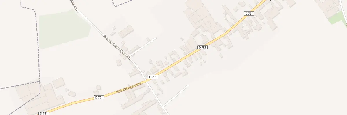 Plan du 56 Rue de Péronne à Neuville-Bourjonval