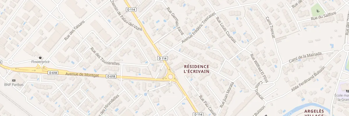 Plan du 4 Rue Frederic Trescases à Argelès-sur-Mer