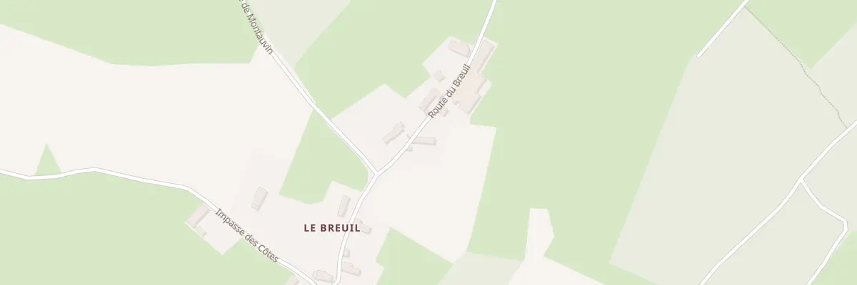 Plan du 8 Rte du Breuil à Chouvigny