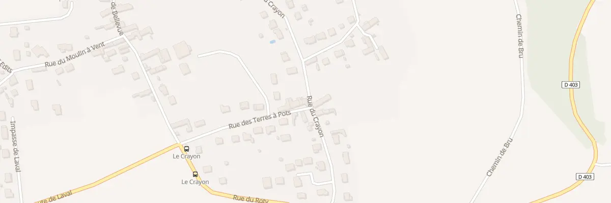 Plan du 2 Rue des Terres à Pots à Salins