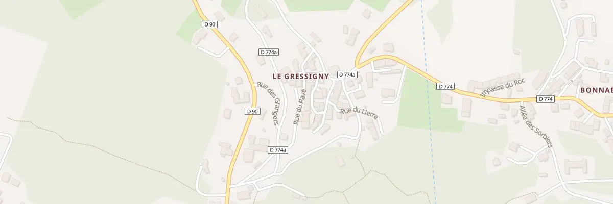 Plan du 6 Rue du Pave - Le Gressigny à Orcines