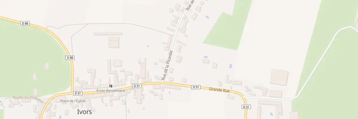 Plan du 5 Rue de Picardie à Ivors