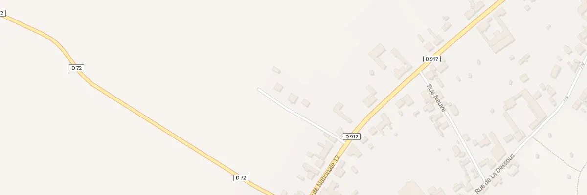 Plan du 3 Voie Philippe à Nurlu